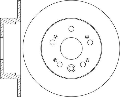 FIT FR0565 - Brake Disc autospares.lv