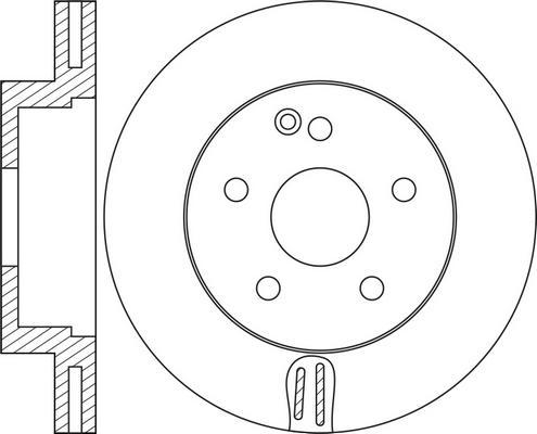 FIT FR0568V - Brake Disc autospares.lv