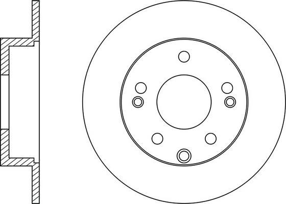 FIT FR0581 - Brake Disc autospares.lv