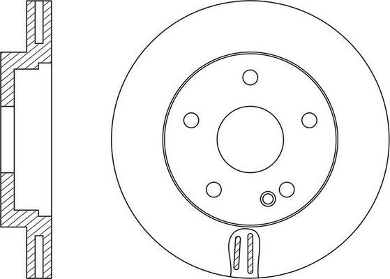 FIT FR0699V - Brake Disc autospares.lv