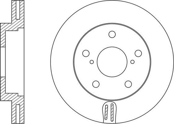 FIT FR0692V - Brake Disc autospares.lv