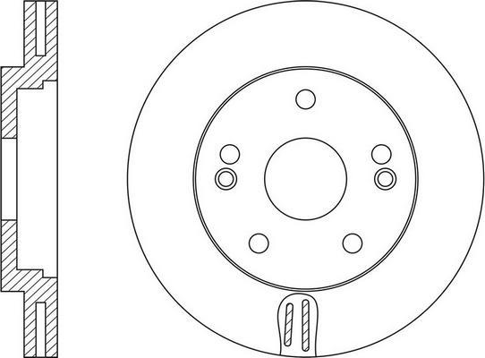 FIT FR0653V - Brake Disc autospares.lv