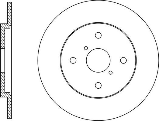 INTERBRAKE BD2526 - Brake Disc autospares.lv