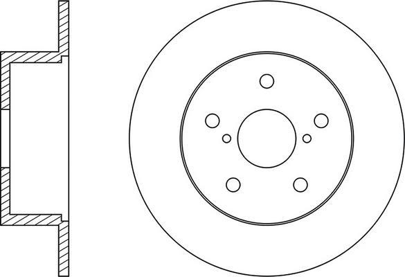 FIT FR0615 - Brake Disc autospares.lv