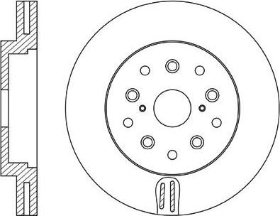 FIT FR0683DL - Brake Disc autospares.lv