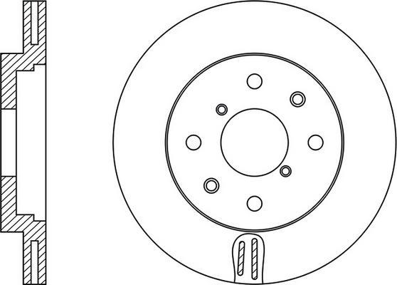 Zimmermann 540.2491.00 - Brake Disc autospares.lv