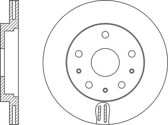 Pemebla JAPDI-351 - Brake Disc autospares.lv