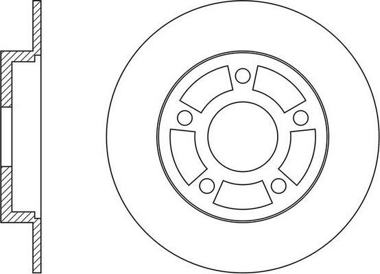 FIT FR0676 - Brake Disc autospares.lv