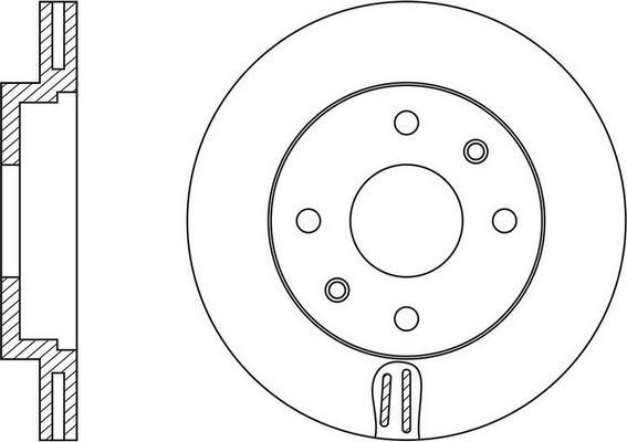 FIT FR0149V - Brake Disc autospares.lv