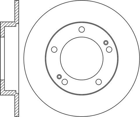 FIT FR0148 - Brake Disc autospares.lv