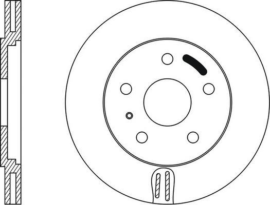 CAR 0 986 478 542 - Brake Disc autospares.lv