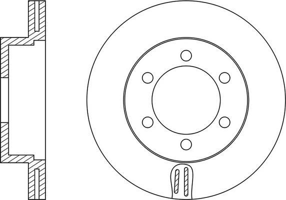 Optimal BS-5010C - Brake Disc autospares.lv