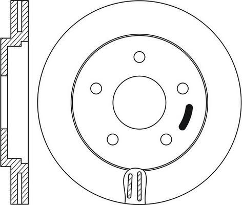 FTE BS3947 - Brake Disc autospares.lv