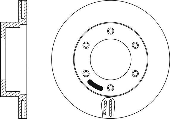 Remsa 6497.10 - Brake Disc autospares.lv