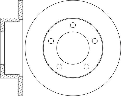 FIT FR0135 - Brake Disc autospares.lv