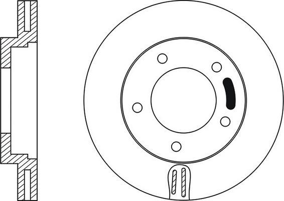 NiBK RN1026 - Brake Disc autospares.lv