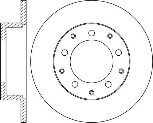 FIT FR0133 - Brake Disc autospares.lv