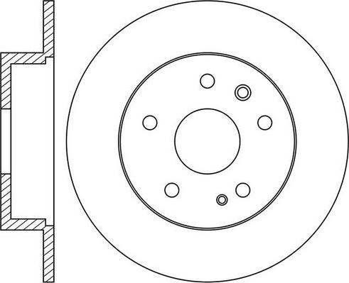 FIT FR0126 - Brake Disc autospares.lv