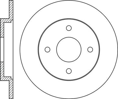 NK 202536 - Brake Disc autospares.lv