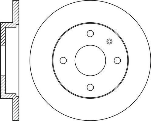 FIT FR0123 - Brake Disc autospares.lv