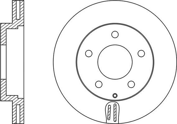 SBS 1815203227 - Brake Disc autospares.lv