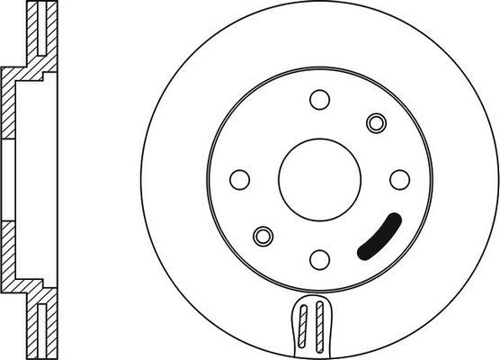 WINHERE YH2946 - Brake Disc autospares.lv