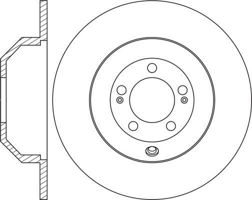 FIT FR0845 - Brake Disc autospares.lv