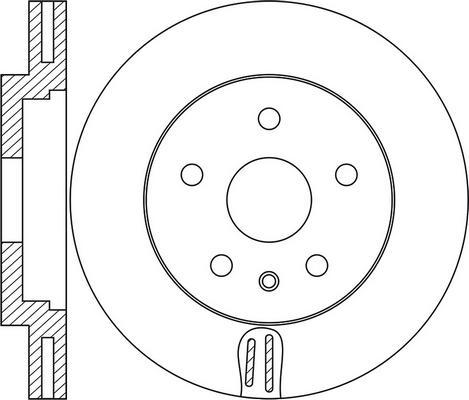 FIT FR0868V - Brake Disc autospares.lv