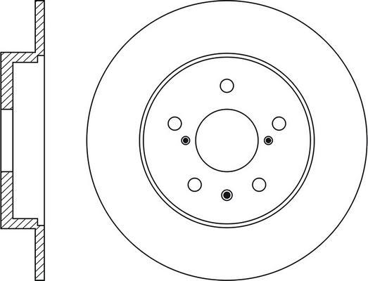 FIT FR0887 - Brake Disc autospares.lv