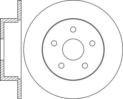 FIT FR0362 - Brake Disc autospares.lv