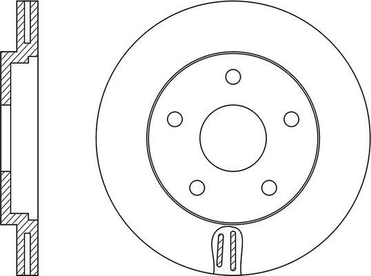 FIT FR0367V - Brake Disc autospares.lv