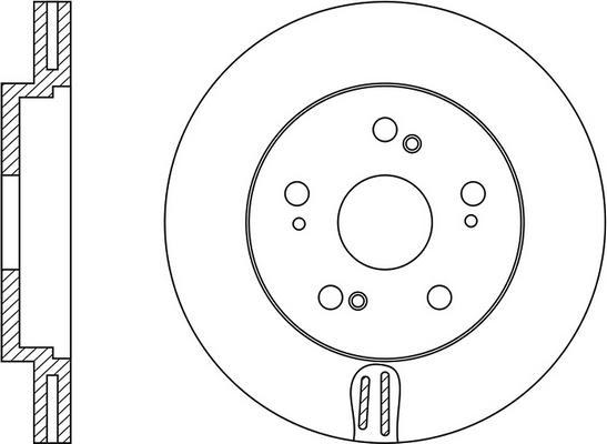 FIT FR0290V - Brake Disc autospares.lv