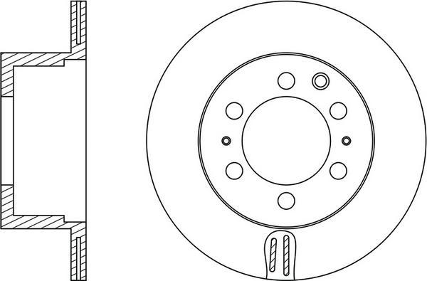 FIT FR0269V - Brake Disc autospares.lv