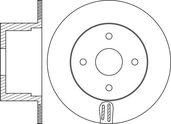 FIT FR0285 - Brake Disc autospares.lv