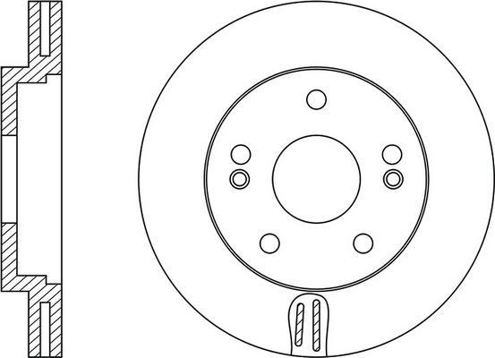 FIT FR0287V - Brake Disc autospares.lv