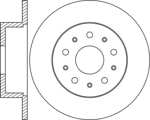 FIT FR0231 - Brake Disc autospares.lv