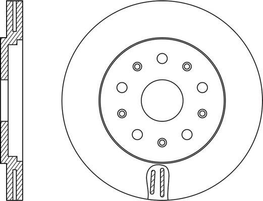 FIT FR0229V - Brake Disc autospares.lv