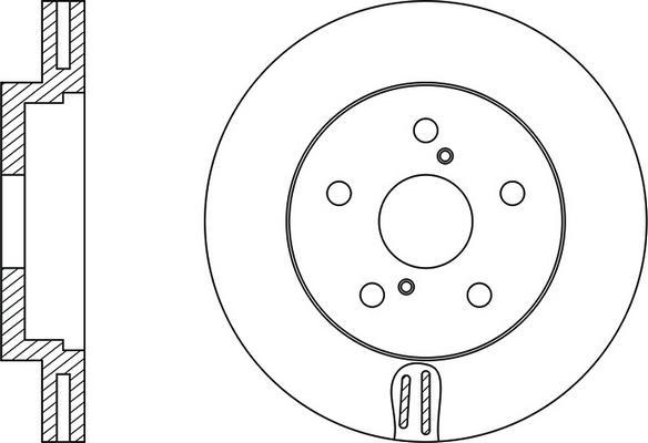 FIT FR0224V - Brake Disc autospares.lv