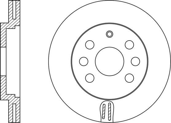 FIT FR0223V - Brake Disc autospares.lv