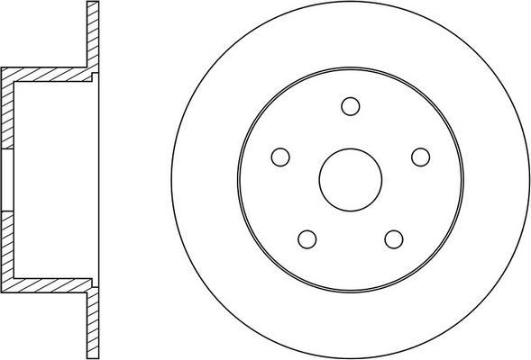 FIT FR0740 - Brake Disc autospares.lv