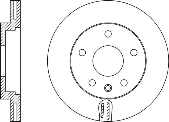 FIT FR0742V - Brake Disc autospares.lv