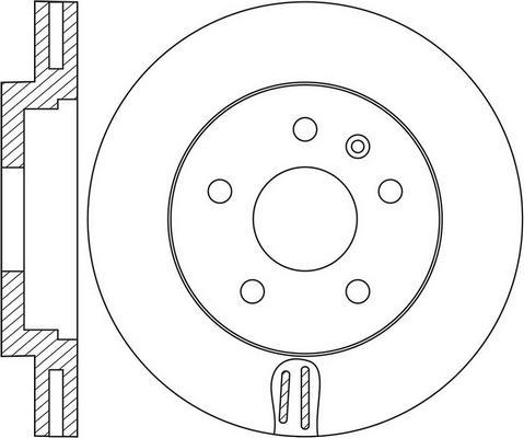 FIT FR0754V - Brake Disc autospares.lv