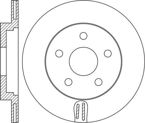 LYNXauto BN-1832 - Brake Disc autospares.lv