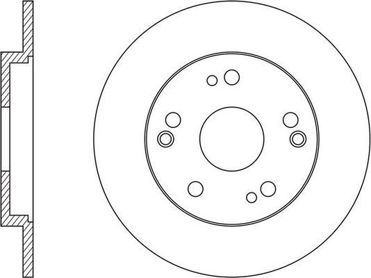 FIT FR0703 - Brake Disc autospares.lv