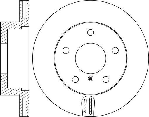 Valeo 197234 - Brake Disc autospares.lv