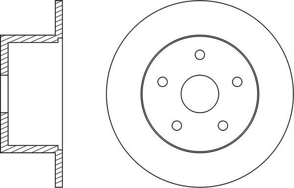 FIT FR0738 - Brake Disc autospares.lv