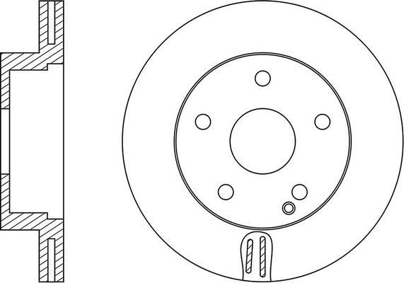 FIT FR0725V - Brake Disc autospares.lv