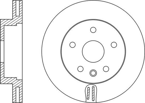 Mintex MDC2263C - Brake Disc autospares.lv