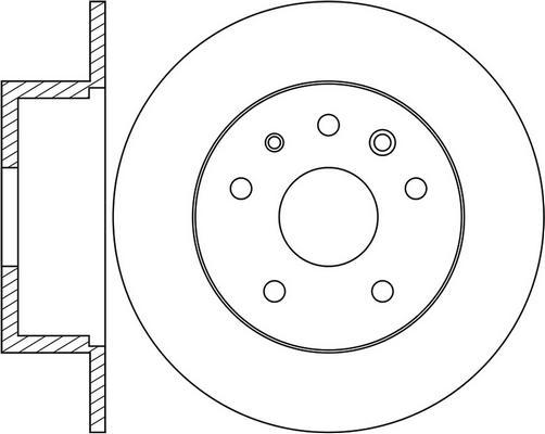 FIT FR1097 - Brake Disc autospares.lv