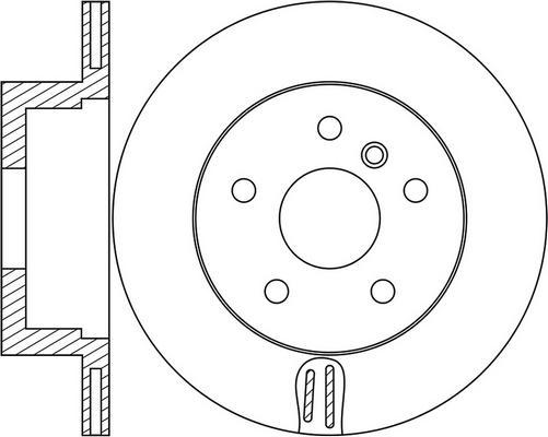 FIT FR1049V - Brake Disc autospares.lv